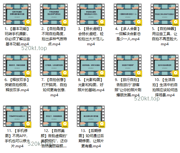 拍照修图《13堂自拍摄影课,找到秘诀,张张都是艺术照》